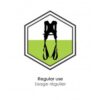 Veiligheidsharnas Mune 3R Essential - Kratos Safety - 3 Bevestigingspunten FA1010600