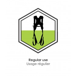 Veiligheidsharnas Mune 3R Essential - Kratos Safety - 3 Bevestigingspunten FA1010600
