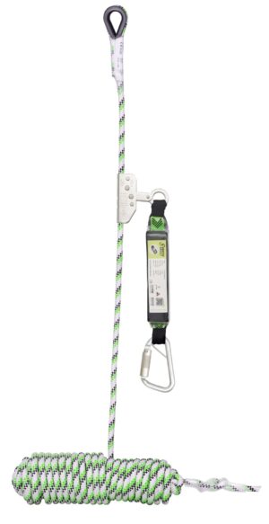 FA 2010210 t/m.50 Veiligheidslijn Niro-S Medium met Lijnklem - Lengte 10/15/20/30/40/50 Meter - Kratos Safety FA2010210A-FA2010215A-FA2010220A-FA2010230A-FA2010240A-FA2010250A